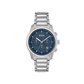 Hugo Boss Trace Chronograph Blue Dial Stainless Steel Bracelet Watch – 1514007