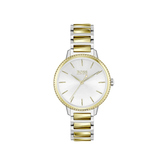Hugo Boss Signature Silver Dial Silver & Gold Stainless Steel Bracelet Watch – 1502568