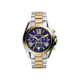 Michael Kors Bradshaw Chronograph Blue Dial Two-Tone Stainless Steel Bracelet – MK5976