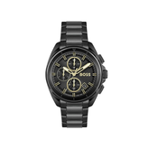 Hugo Boss Volane Chronograph Black Dial Black Stainless Steel Bracelet Watch – 1513950