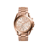 Michael Kors Bradshaw Chronograph Rose Gold Dial Rose Gold-Tone Stainless Steel Bracelet – MK5503