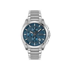 Hugo Boss Grandmaster Chronograph Blue Dial Stainless Steel Bracelet Watch – 1513884