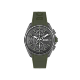 Hugo Boss Volane Chronograph Gray Dial Green Silicone Strap Watch – 1513952