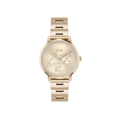 Hugo Boss Prima Rose Gold Dial Rose Gold Stainless Steel Mesh Bracelet Watch – 1502547
