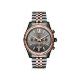 Michael Kors Dylan Chronograph Gray Dial Gray & Rose Gold Stainless Steel Bracelet – MK8561