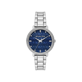 Michael Kors Pyper Blue Dial Silver Stainless Steel Bracelet – MK4671