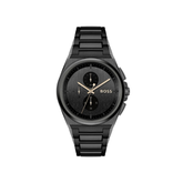Hugo Boss Steer Chronograph Black Dial Black Stainless Steel Bracelet Men’s Watch – 1514068