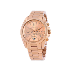 Michael Kors Bradshaw Chronograph Rose Gold Dial Rose Gold-Tone Stainless Steel Bracelet – MK5503
