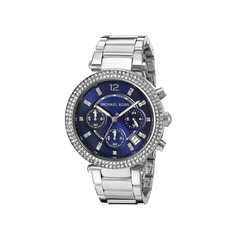 Michael Kors Parker Chronograph Blue Dial Stainless Steel Bracelet – MK6117