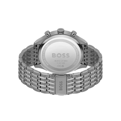 Hugo Boss Gregor Chronograph Blue Dial Gray Stainless Steel Metal Bracelet Men’s Watch – 1514083