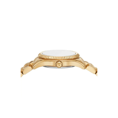 Michael Kors Pyper Silver Dial Gold-Tone Stainless Steel Bracelet – MK4842