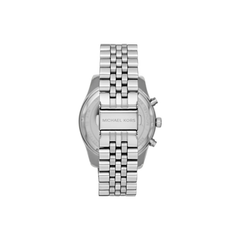 Michael Kors Lexington Chronograph Blue Dial Gold-Tone Stainless Steel Bracelet – MK8689