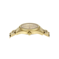 Michael Kors Pyper White Dial Gold-Tone Stainless Steel Bracelet – MK4741