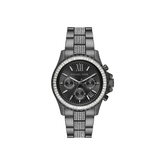 Michael Kors Everest Chronograph Black Dial Gunmetal Stainless Steel Bracelet – MK6974