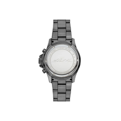 Michael Kors Everest Chronograph Black Dial Gunmetal Stainless Steel Bracelet – MK6974
