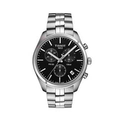 Tissot PR 100 Chronograph Black Dial Stainless Steel Watch – T101.417.11.051.00