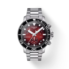 Tissot Seastar 1000 Chronograph Red Gradient Dial Stainless Steel Watch – T120.417.11.421.00