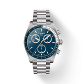 Tissot PR516 Chronograph Blue Dial Stainless Steel Bracelet – T149.417.11.041.00