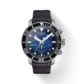 Tissot Seastar 1000 Chronograph Blue Dial Black Silicone Strap Watch – T120.417.17.041.00