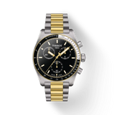 Tissot PR516 Chronograph Black Dial Two-Tone Stainless Steel Bracelet – T149.417.22.051.00