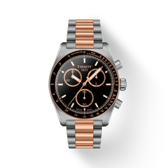 Tissot PR516 Chronograph Black Dial Two-Tone Stainless Steel Bracelet – T149.417.22.051.01