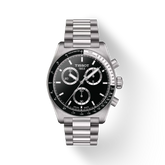 Tissot PR516 Chronograph Black Dial Stainless Steel Bracelet – T149.417.11.051.00