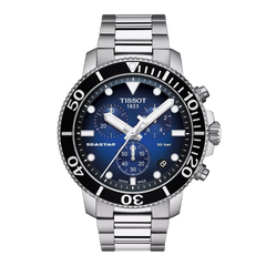 Tissot Seastar 1000 Chronograph Blue Dial Stainless Steel Watch – T120.417.11.041.01