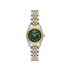 Michael Kors Lexington Green Dial Two‑Tone Stainless Steel Bracelet – MK4986