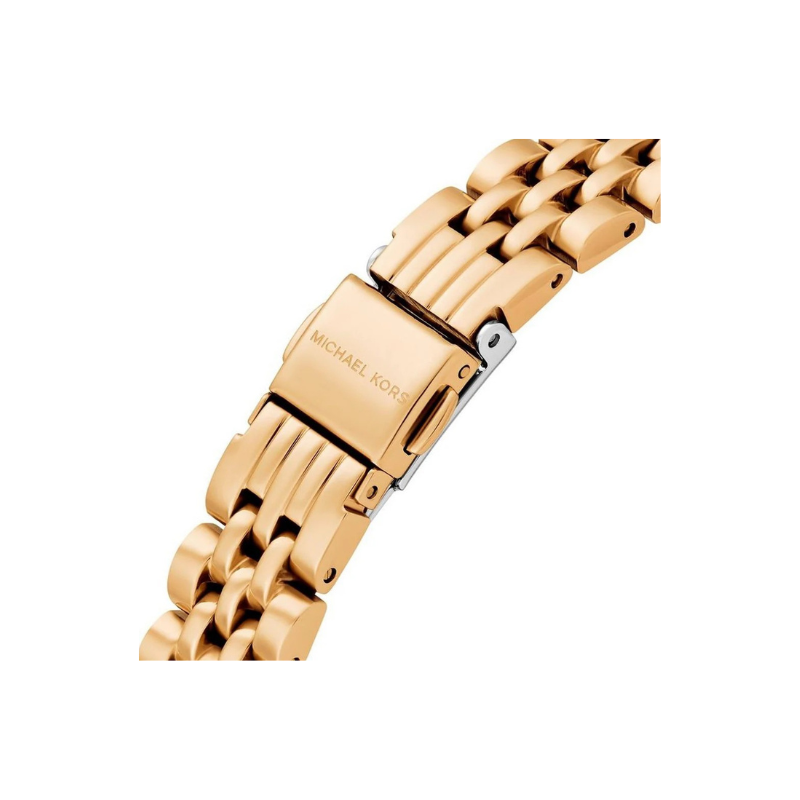 Michael Kors Pyper Silver Dial Gold-Tone Stainless Steel Bracelet – MK4842