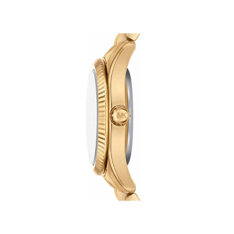 Michael Kors Lexington Blue Dial Gold‑Tone Stainless Steel Bracelet – MK4802