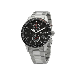 Hugo Boss Rafale Chronograph Black Dial Stainless Steel Bracelet Watch – 1513509