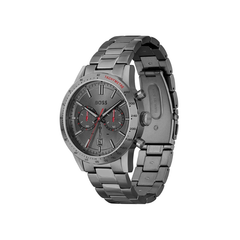 Hugo Boss Allure Chronograph Gray Dial Gray Stainless Steel Bracelet Men’s Watch – 1513924