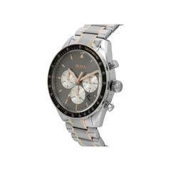 Hugo Boss Trophy Chronograph Gray Dial Silver Stainless Steel Bracelet Watch – 1513634