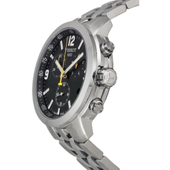 Tissot PRC 200 Chronograph Black Dial Stainless Steel Watch – T055.417.11.057.00