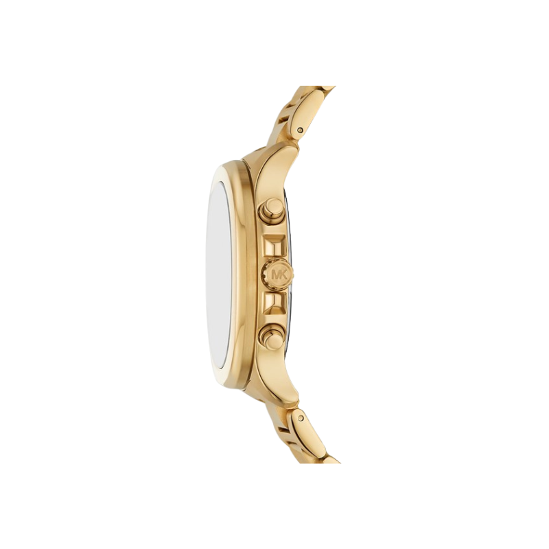 Michael Kors Slim Runway Black Dial Gold-Tone Stainless Steel Bracelet – MK9192