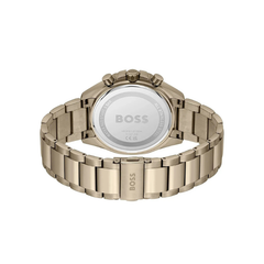 Hugo Boss Cloud Chronograph Olive Green Dial Rose Gold Stainless Steel Metal Bracelet Men’s Watch – 1514019