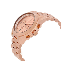 Michael Kors Bradshaw Chronograph Rose Gold Dial Rose Gold-Tone Stainless Steel Bracelet – MK5503