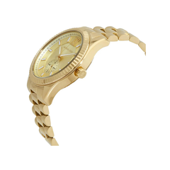 Michael Kors Lexington Gold Dial Gold-Tone Stainless Steel Bracelet – MK8947