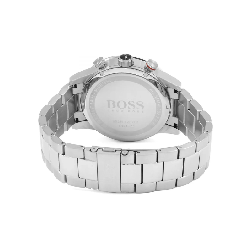 Hugo Boss Rafale Chronograph Black Dial Stainless Steel Bracelet Watch – 1513509