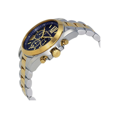 Michael Kors Bradshaw Chronograph Blue Dial Two-Tone Stainless Steel Bracelet – MK5976