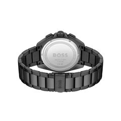 Hugo Boss Volane Chronograph Black Dial Black Stainless Steel Bracelet Watch – 1513950