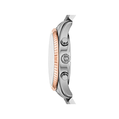 Michael Kors Lexington Chronograph Blue Dial Gold-Tone Stainless Steel Bracelet – MK8689