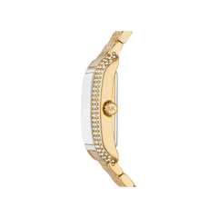 Michael Kors Petite Emery Pavé Green Dial Gold‑Tone Stainless Steel Bracelet – MK4742