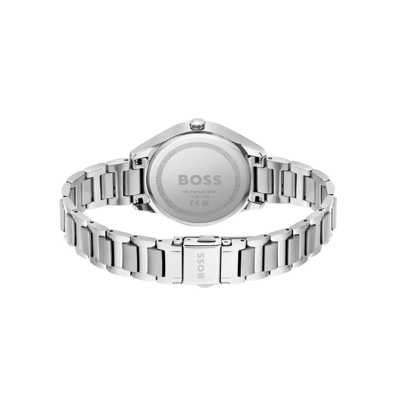 Hugo Boss Grand Course Blue Dial Silver Stainless Steel Bracelet Watch For Women – 1502583
