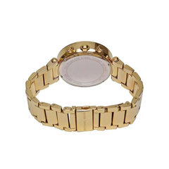 Michael Kors Parker Chronograph Blue Dial Gold‑Tone Stainless Steel Bracelet – MK6262