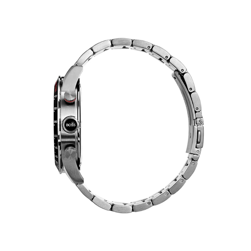 Hugo Boss Rafale Chronograph Black Dial Stainless Steel Bracelet Watch – 1513509