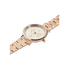 Hugo Boss Prima Rose Gold Dial Rose Gold Stainless Steel Mesh Bracelet Watch – 1502547