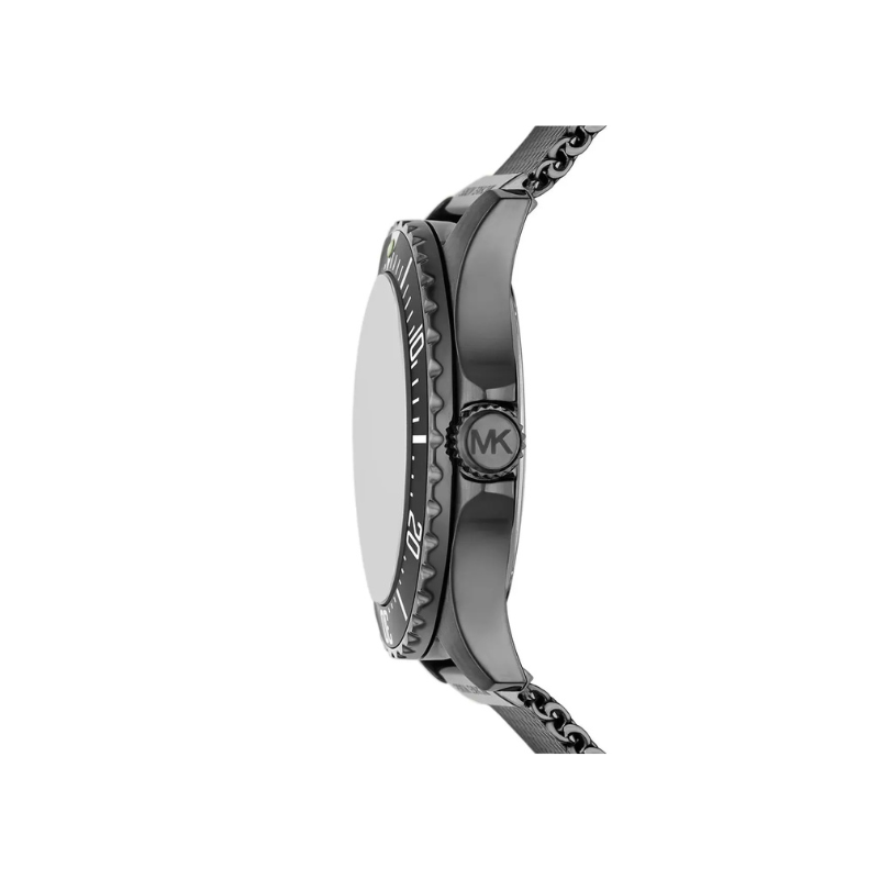 Michael Kors Lexington Chronograph Gray Dial Gray Stainless Steel Mesh Bracelet – MK9093