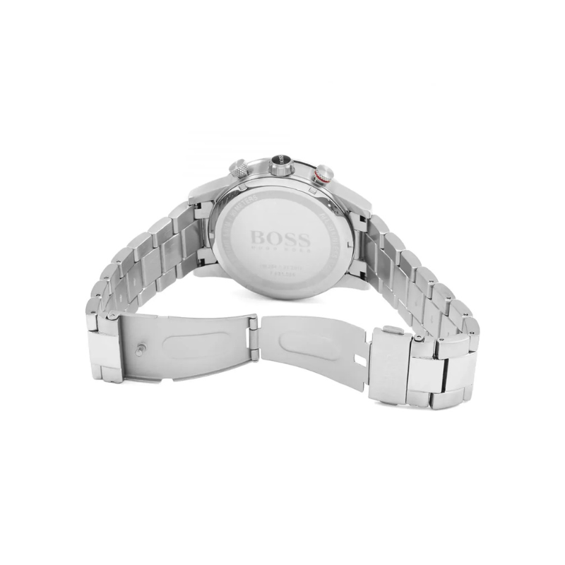 Hugo Boss Rafale Chronograph Black Dial Stainless Steel Bracelet Watch – 1513509