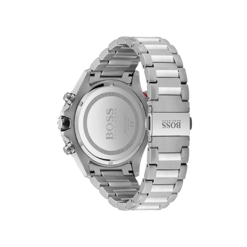 Hugo Boss Globetrotter Chronograph Blue Dial Stainless Steel Bracelet Watch – 1513823